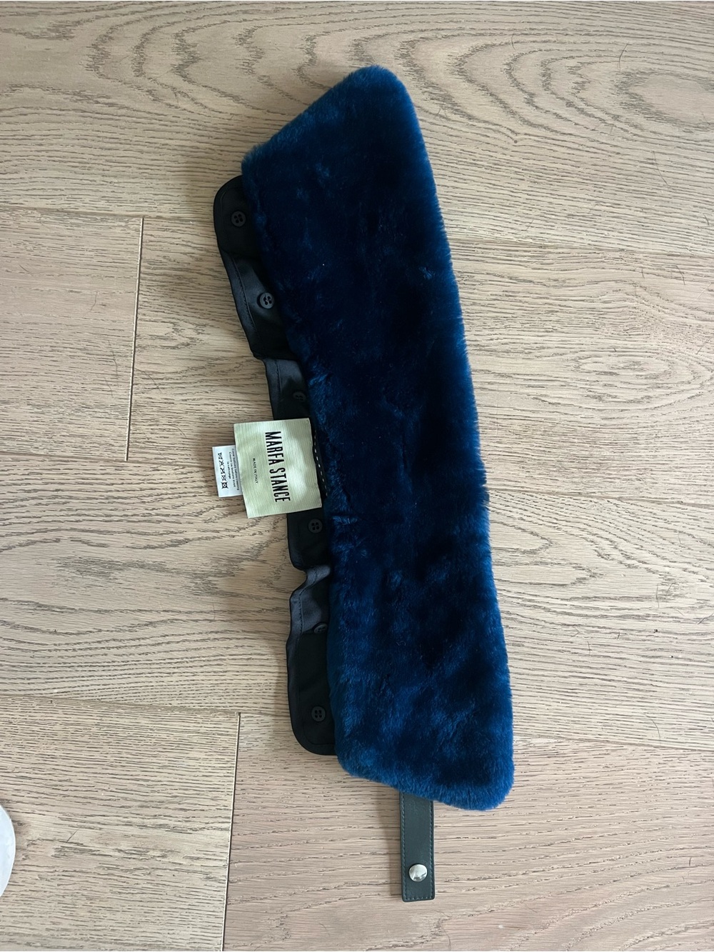 Marfa Stance Navy Blue Fur Collar